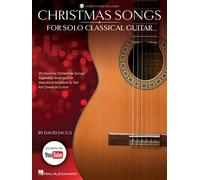 Christmas Songs For Solo Classical Guitar Book/Online Audio