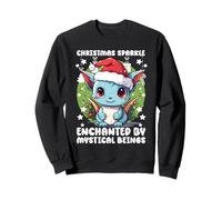 Christmas Sparkle Enchanted by Mystical Beings Creatures Sweatshirt