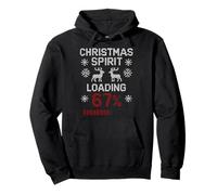 Christmas Spirit Loading Funny Gaming 67 Meme pour Gamer Ugly Sweat à Capuche