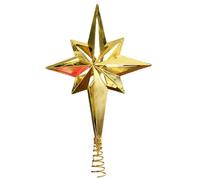 Christmas Star Tree Topper | Creux Christmas Tree Ornement | Or 3D Topper Decoration For Home Bedroom Living Room Family Garden Entryway Hôtel Outdoor