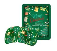Christmas Steam Eye Self Heating Warm Compress Sleep Patch Relaxations | 7.28x3.15x0.31 Inches Self Heating Eye Provides Warmth For Sleep Home Office Travel Relaxation Men Women