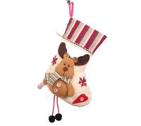 Christmas Stocking Snowman Santa Elk Xmas Tree Fireplace Ornaments Gift Candy Bag Home Navidad Sock Christmas Decor(Color 1)