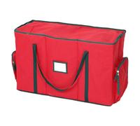 Christmas Storage Bag - Large Holiday Organizer | Durable Decor Container With Pockets For Greeting Cards, Tags, Ribbons, Wreaths, Figurines, Pendants, And Festival Accessories - Ideal Holiday Storage