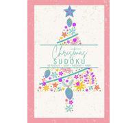 Christmas Sudoku Book: One Puzzle per Page, Easy, Medium, and Hard - Festive Brain Fun - Candy Cane Pastels Edition