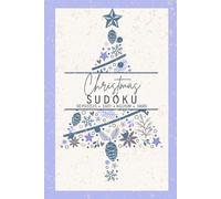 Christmas Sudoku Book: One Puzzle per Page, Easy, Medium, and Hard - Festive Brain Fun - Frosted Blue Edition