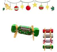 Christmas Surprise Money Pull Pouch, 8PCS Candy-Inspired Christmas Money Pull Pouch with Transparent Bags, Exploding Moneys Roll Pouchs, Make the Moneys Come out of the Candy (Christmas Tree Green)