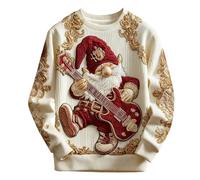Christmas Sweater Pull De Noel Rigolo Noel Drole Pull Deux Personnes A Capuche Homme Moche Homme Noël Lumineux Sweat Femme Sweat De Lumineux Noël Moche Rouge Rock Femme Enfant 5XL Adulte Famille Le