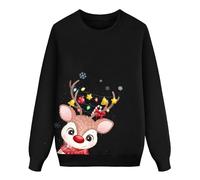 Christmas Sweaters for Women Pajamas for Family Paul de Noël pour la Famille Femme Homme Enfants Famille Longue Marche Tops Plus De Noël Familles Col Rond Christmas Sweat-Shirt Hiver Chaud Christmas