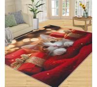 Christmas Tapis 200x250cm, Cat Tapis for Living Room
