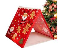 Christmas Tent,Triangular Interactive Playhouse - Tent Indoor | for Sensory Play Indoor Playroom Backyard Camping Party Reading Corner Gathering