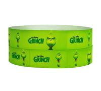 Christmas The Grinch Baby Ruban de décoration de gâteaux et idées de décoration pour emballage cadeau, nœuds, décorations ou emballages pour sacs Boîte de réception, cartes, ruban 2 m x 22 mm