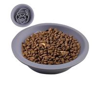 Christmas Themed Dog Slow Feeder Bowl | Double-sided Cartoon Pet Food Bowl | Dessin animé Dog Slow Feeder | Slow Feeding Bowl for Dogs With Christmas Design Dog Food Bowl for Dry and Wet Food