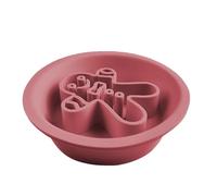 Christmas Themed Dog Slow Feeder Bowl | Double-sided Cartoon Pet Food Bowl | Dessin animé Dog Slow Feeder | Slow Feeding Bowl for Dogs With Christmas Design Dog Food Bowl for Dry and Wet Food