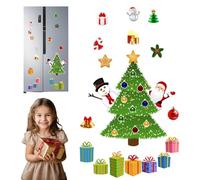 Christmas Themed Magnetic Sticker, 2026 New Christmas Themed Sticker, Magnet Tree for Fridge Metal Door Decor, Easy to Use and Remove for Any Magnetic Surface (E)