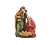 Christmas Themed Nativity Scene Figurines Holy Family Statue Collectible Ornament for Tabletop or Mantels Display