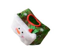 Christmas Tissue Holder Set Soft Textured Nonwoven Fabric Decorative Cover For Kitchen Counter And Party Decoration Festival Tabletop Tissue Cover