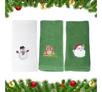 Christmas Towels | 3 Pieces 30x45cm Highly Absorbent Quick Drying Handkerchief - Winter Snowman Hand Towel,for Trips Hiking Gardening Casual Outings Vacations Sporting Events Fishing Camping Gym
