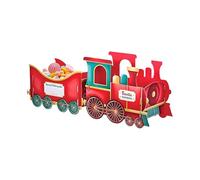 Christmas Train, Festive Candy Container for Family Gatherings, Party Decoration with Durable Design for Table, Shelf, Lockers, Bookshelves, Bedroom, Cafes 17.72 inches Versatile Holiday Decor