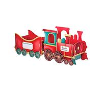 Christmas Train - Festive Storage Candy Holder for Family Gatherings, Holiday Parties with Decorative Charm, Gift Ornament for Tabletop, Bookshelf, Living Room and Cafes, 17.72 inches