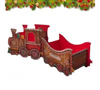 Christmas Train Gift Box, 2025 New Santa's Gift Train, Train Deliver Holiday Cheer In Style for Hold Presents Candy, Holiday Party Centerpieces Gift Boxes, Family Decor (B 1pcs)