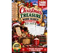 Christmas Treasure Word Search Puzzle Book for Adults: Large Print Puzzles for Hidden Holiday Discoveries, Festive Clues, and a Merry Christmas Word Hunt
