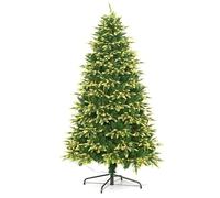 Christmas Tree 7ft Premium Hinged Artificial Xmas Tree Full Christmas Trees for Living Room Shopping Malls(210cm)