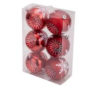 Christmas Tree Ball Ornaments - 6 Pieces Holiday Balls Decoration
