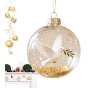 Christmas Tree Ball Ornaments, Decorative Holiday Baubles Pendant, Festival Hanging Decor with Glossy Finish, Seasonal Decoration Set with Lightweight Texture, Ornaments for Indoor Outdoor Windowsills