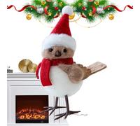 Christmas Tree Birds Decor, Cute Pendant Ornament Figurine, 3.94 inches, Handcrafted Detailing, Lightweight Hanging Design for Tabletop Displays Or Festive Family Gatherings