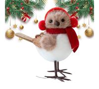 Christmas Tree Birds Decor, Cute Pendant Ornament Figurine, 3.94 inches, Handcrafted Detailing, Lightweight Hanging Design for Tabletop Displays Or Festive Family Gatherings