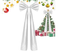 Christmas Tree Bows, Christmas Bow Tree Topper Ornaments, Large Home Decor for Indoor Outdoor Mantel Fireplace Front Door Wreath Garland Garden Yard Porch Patio Living Room