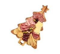 Christmas Tree Cutting Board - Charcuterie Tray - Cheese Meat Platter Party | Meat Chopping Board Home, Apartment, Farmhouse, Restaurant, Holiday Party, Family Nights, Kitchen, Dining Room
