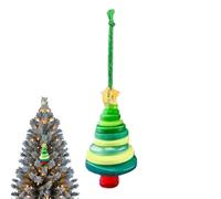 Christmas Tree Diy Button Kit - Button Christmas Ornament Kits | Chriistmas Tree Buttons Decorations Making Kit | Holiday Craft Decorations Festive Party Supplies for Enthusiasts Family Children