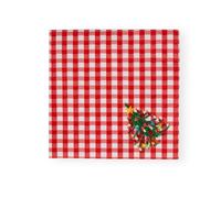 Christmas Tree Gingham Paper Luncheon Napkins - 20 Per Package