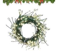 Christmas Tree Lights Indoor, Led Copper Wire Firecracker String Lights, 9,8 ft 8 modes Usb Powered Twinkle - Warm White Led Christmas Tree Light,for Bedroom Outdoor Garland Mantel Fireplace Patio