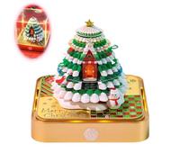 Christmas Tree Memo Pad Sculpture with Sticky Notes,Artwork Desktop Calendar for 2026 Holiday Countdown,Office Home Desk Decor and Gift Idea (A)