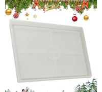 Christmas Tree Mold - Moule pour Résine Époxy Artisanat,Moule Artisanat Ciment Plâtre pour Adultes Adolescents Artistes et Organisateurs