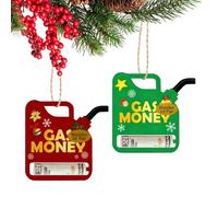 Christmas Tree Money Holder - Wooden Holiday Cash Card Display, Festive Hanging Money Gift Idea, Easy-Insert Slot Pendant for Wall Window Railings Door Handles, Seasonal Ornament