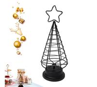 Christmas Tree Nightstand Lamp - Christmas Tree Desk Lamp with Star |-stmas TR-EE Festive Desk Light for Home, Bedroom, Living Room, Holiday Party Celebration