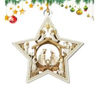 Christmas Tree Ornament - Décoration d'intérieur en acrylique pour nappe de table ou de porte, décoration saisonnière, multicolore