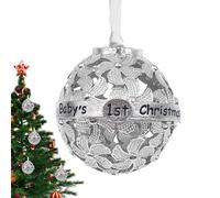 Christmas Tree Ornaments - Christmas Hollow Ball, Openwork Chriistmas Balls, Hollow Christmass Tree Baalls, Balls Christmaass Ornaments, Classic Ball Decoration Pendant