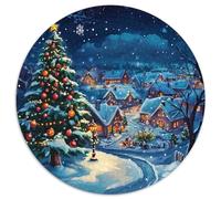 Christmas Tree Puzzle 1000 Pièces Educa Jouet en Bois Cadeau Unique De l'art De La Décoration Jeu Éducatif Challenge Toy Adultes Et Enfants À Partir De 14 Ans 1000pcs (67.5x67.5cm)