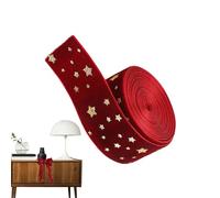 Christmas Tree Ribbon - 2.5cm Decoration Packaging 78 Inch - Versatile Decorative Velvet Christmas Ribbon Festive, Easy To Apply For Wreath Bouquet Cake Baking Ornaments Wedding Flower