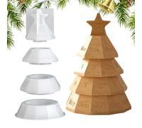Christmas Tree Shape Organizer Moule en silicone | Moules en silicone - Facile à détacher pour béton Plaster Clay Children Adults Family Home School Studio