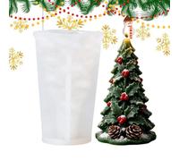 Christmas Tree Silicone Mold - Food-Grade Heat-Resistant Flexible | Christmas Cupcake Topper Winter Mold For Kitchen, Home, Chocolate Candy Cafe, DIY Craft, Resin Casting, Clay,