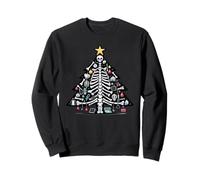 Christmas Tree Skeleton Xmas Radiology Xray Technologist Sweatshirt