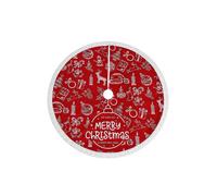 Christmas Tree Skirt Ornaments Bright Colors Perfect Holiday Decoration Holiday Cheer Indoor Outdoor Decorations