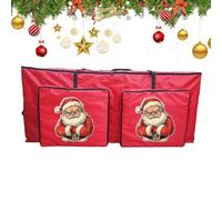 Christmas Tree Storage Bag, Zippered Organizer with 2 Front Pockets, Holiday Wreath Pouch, Multi-Purpose Storage, Home and Travel for Laundry Garage Living Room Apartment Dormitory Camping