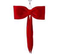 Christmas Tree Top Decoration - Velvet Rustic Farmhouse Bow - Extra Large Christmas Tree Bow,for Indoor Outdoor Wedding Birthday Baby Shower Party Wall Decor