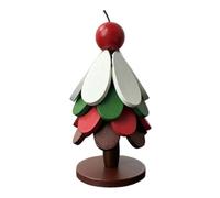 Christmas Tree Trivet - 4 Tier Wooden Foldable Heat Pad | Space Saving Table Protector, Christmas Coaster Tree for Restaurant Camping Picnic Barbecue Cups Bowls Plates Soup